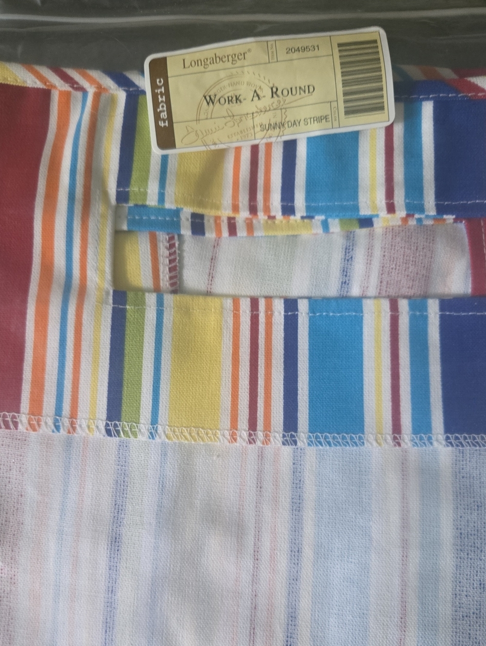 Longaberger Work-A-Round Basket Liner